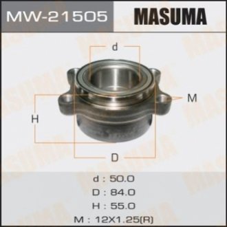 Ступица колеса заднего в сборе с подшипником Infinity FX 35 (02-08) MASUMA MW21505 (фото 1)