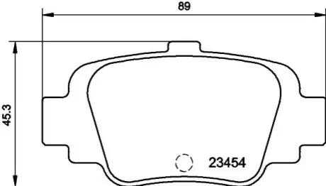 Колодки тормозные дисковые задние Nissan Micra 1.0, 1.3 (92-00) NISSHINBO NP2066