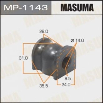 Втулка стабілізатора заднього Honda Accord (02-08) (Кратно 2 шт) MASUMA MP1143 (фото 1)
