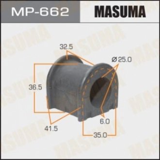 Втулка стабілізатора переднього Lexus ES 350 (06-) (Кратно 2 шт) MASUMA MP662 (фото 1)