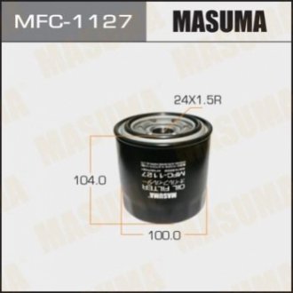 Фільтр масляний Toyota Avensis (00-07), RAV 4 (00-05) D 2.0 MASUMA MFC1127 (фото 1)