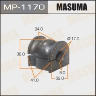 Втулка стабілізатора переднього Honda Jazz(02-) (Кратно 2 шт) MASUMA MP1170