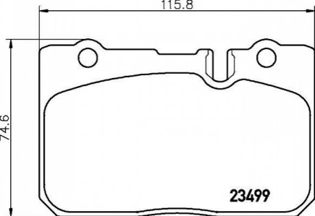 Колодки гальмівні дискові передні Lexus LS 400 (94-97) NISSHINBO NP1063