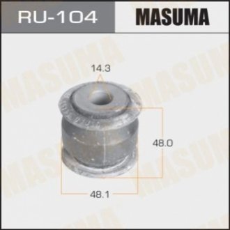 Сайлентблок задньої поперечної тяги Nissan Patrol (-10) MASUMA RU104