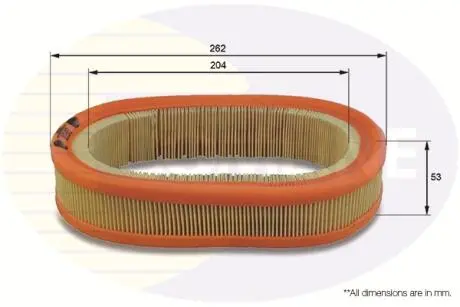 Фільтр повітря Comline EAF018