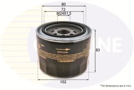 Фільтр оливи Comline CTY11141