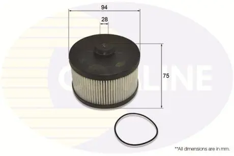 Фільтр палива Comline EFF316D