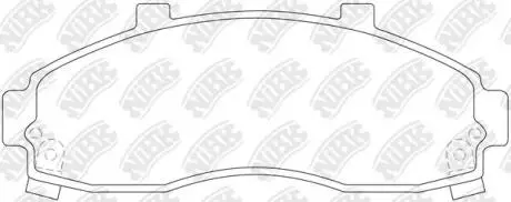 Колодки передние Kia Pregio NiBK PN0664