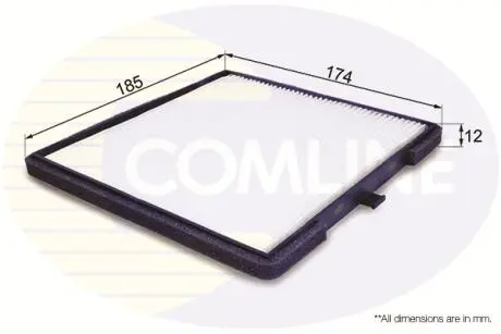 Фільтр салону Comline EKF184