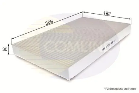 Фото фільтр салону Comline EKF241 Фільтр салону Comline EKF241
