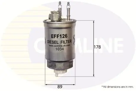 Фільтр палива Comline EFF126
