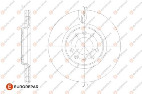 ДИСК ГАЛЬМ?ВНИЙ Eurorepar 1676011880 (фото 1)