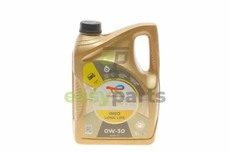 Олива 0W30 Quartz INEO LL (5L) (ACEA C3) (VW504.00/507.00) TOTAL 214225