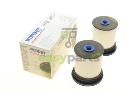 Фільтр паливний Chevrolet Captiva/Opel Antara 2.2 CDTi 10-/Jeep Cherokee 3.0CRD 11-/2.2CRD 15- (к-кт) WUNDER FILTER WB 5001