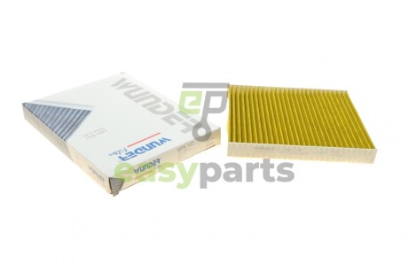 Фільтр салону VW Polo 1.0TSI/Seat Ibiza 1.0 i/1.6 TDI 17- (вугільний) WUNDER FILTER WPK 107