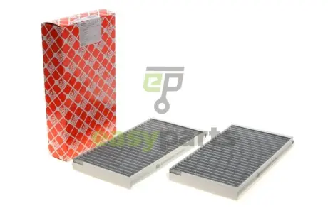 Фільтр салону BMW 5 (E60)/6 (E63) 04-10 (вугільний) (к-кт 2 шт.) FEBI BILSTEIN 22070