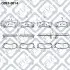 КОЛОДКИ ТОРМ ПЕРЕДН 131.8*51.6*14.5/15.4 Q-fix Q093-0014 (фото 3)