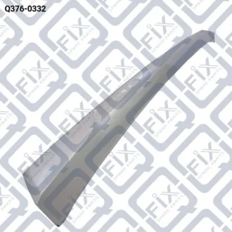Накладка заднього бампера (нижня частина) Q-fix Q376-0332
