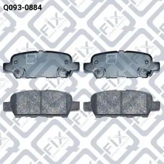 КОЛОДКИ ТОРМ ЗАДН ДИСК 105.5*37.7*14.2 Q-fix Q093-0884