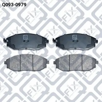 Фото колодки гальмівні передні дискові Q-fix Q093-0979 Колодки гальмівні передні дискові Q-fix Q093-0979