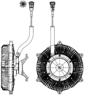 Віскозна муфта MAHLE / KNECHT CFC215000P (фото 1)