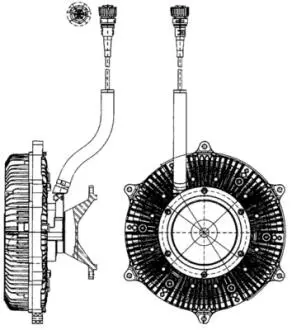 Вискозная муфта MAHLE / KNECHT CFC215000P (фото 1)