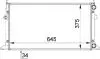Радиатор охлаждения двигателя VW Sharan/Seat Alhambra/Ford Galaxy 1.8-2.8/1.9TDI 95-10 MAHLE / KNECHT CR 607 000S (фото 2)