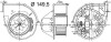 Вентилятор обігрівача салону BMW X5 (E70)/X6 (E71/E72) 06-14 MAHLE / KNECHT AB 83 000S (фото 1)