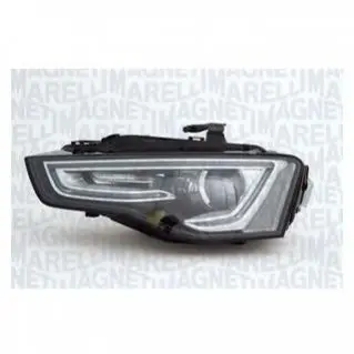 Фара левая AUDI A5 D3S H7 PWY24W LED TRANSPARENT LENS BLACK FRAME AFS BEZ XENON ECU MAGNETI MARELLI LPO072