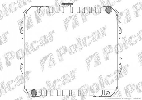 Радіатор охолодження Polcar 817408-2 (фото 1)