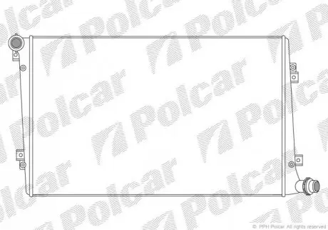 Радіатор охолодження Polcar 955508-1