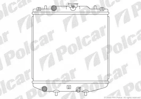Радіатор охолодження Polcar 741108-1