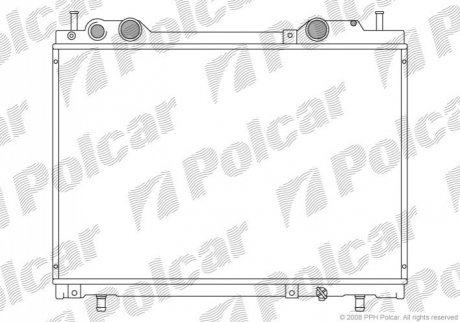 Радіатор охолодження Polcar 301808-6