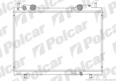 Радиатор охлаждения Polcar 301808-6