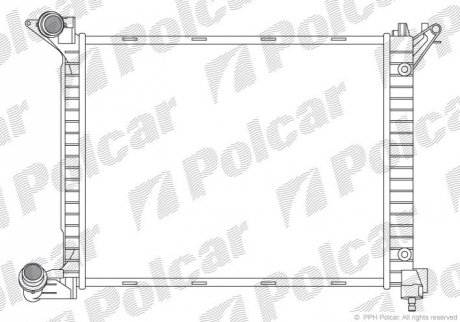 Радіатор охолодження Polcar 510108-4