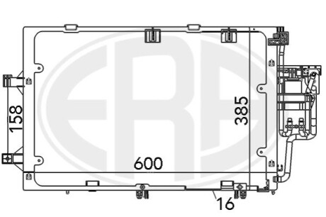 Радиатор ERA 667098