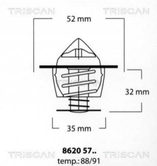Термостат TRISCAN 8620 5791 (фото 1)