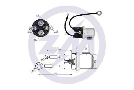 Допоміжне реле стартера ERA ZM2408