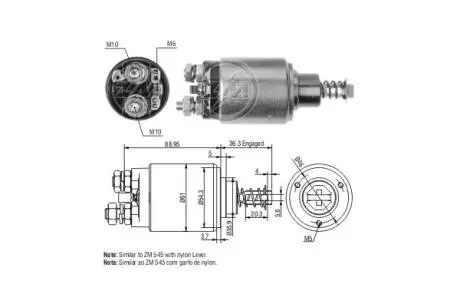 Втягуюче реле стартера ERA ZM539