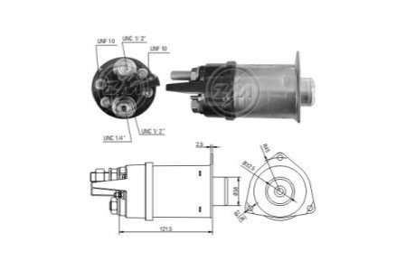 Втягуюче реле стартера ZM ZM2452