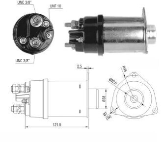 Втягуюче реле стартера ZM ZM450