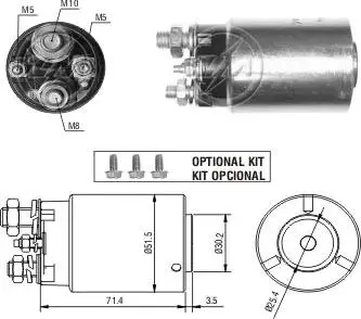 Втягуюче реле стартера ZM ZM1862