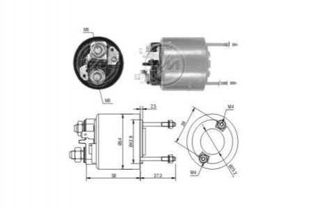 Втягуюче реле стартера ZM ZM594