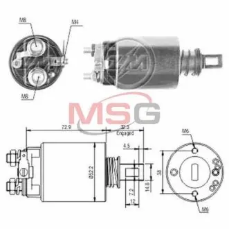 Втягуюче реле стартера ZM ZM686