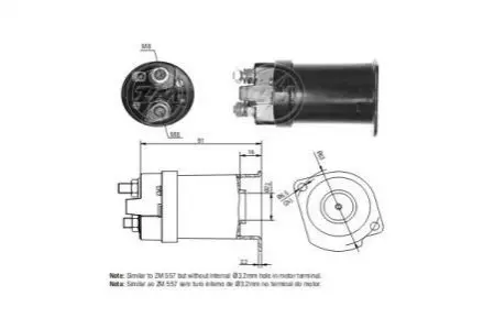 Втягуюче реле стартера ZM ZM1557