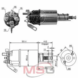 Втягуюче реле стартера ZM ZM610
