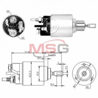 Втягуюче реле стартера ZM ZM379