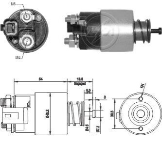 Втягуюче реле стартера ZM ZM2391