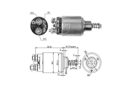 Втягуюче реле стартера ERA ZM538