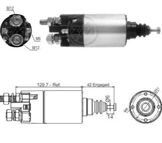 Втягуюче реле стартера ZM ZM1842